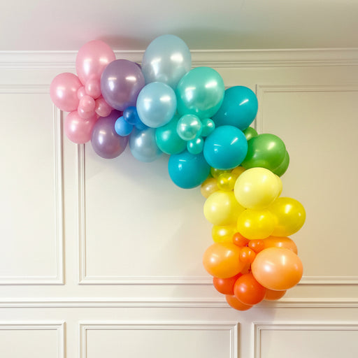 Organic Balloon Garland - Rainbow Unicorn. The Ultimate Balloon And Party Shop Cheltenham & Gloucester Balloons & Fancy Dress 