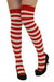 Over The Knee Socks - Red & White The Ultimate Balloon And Party Shop Cheltenham & Gloucester Balloons & Fancy Dress 