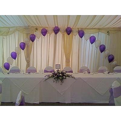 Cake Table Pearl Archway Balloon Display - The Ultimate Balloon & Party Shop