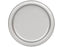 Round Paper Plates - Silver - The Ultimate Balloon & Party Shop