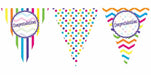 Paper Bunting - Congratulations The Ultimate Balloon And Party Shop Cheltenham & Gloucester Balloons & Fancy Dress 