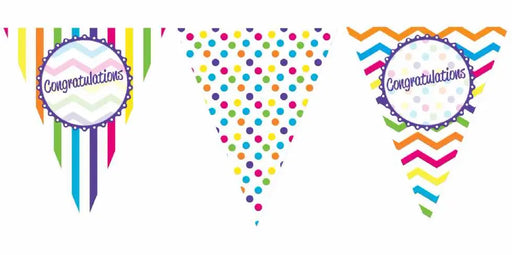 Paper Bunting - Congratulations The Ultimate Balloon And Party Shop Cheltenham & Gloucester Balloons & Fancy Dress 