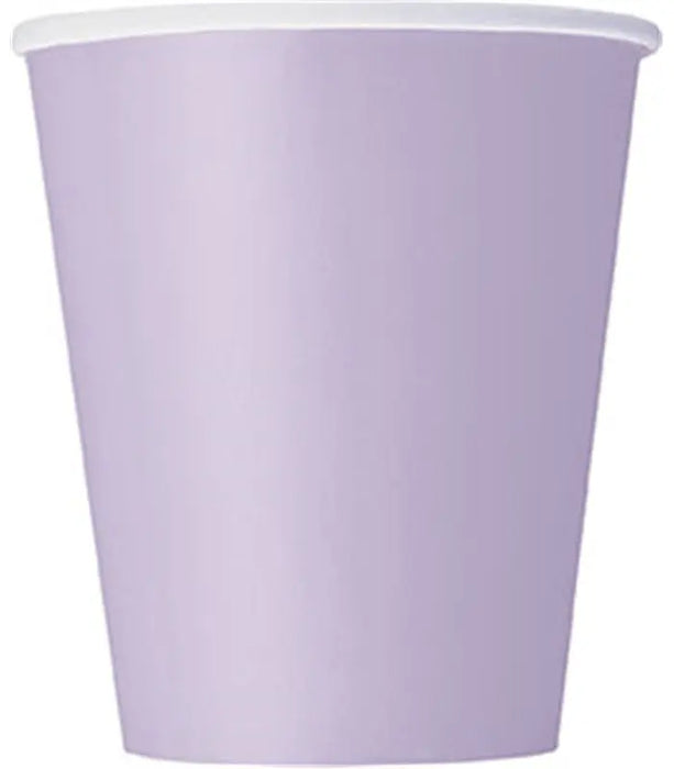 Paper Cups - Lavender The Ultimate Balloon And Party Shop Cheltenham & Gloucester Balloons & Fancy Dress 