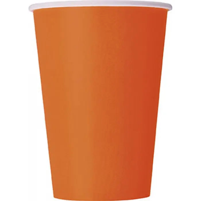 Paper Cups - Orange The Ultimate Balloon And Party Shop Cheltenham & Gloucester Balloons & Fancy Dress 