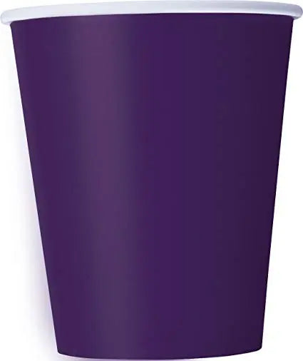 Paper Cups - Purple The Ultimate Balloon And Party Shop Cheltenham & Gloucester Balloons & Fancy Dress 
