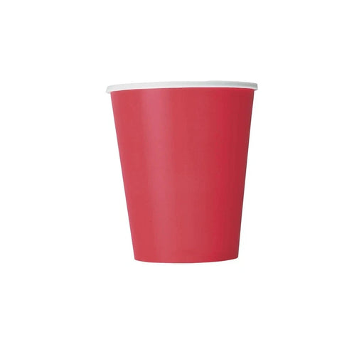 Paper Cups - Red The Ultimate Balloon And Party Shop Cheltenham & Gloucester Balloons & Fancy Dress 