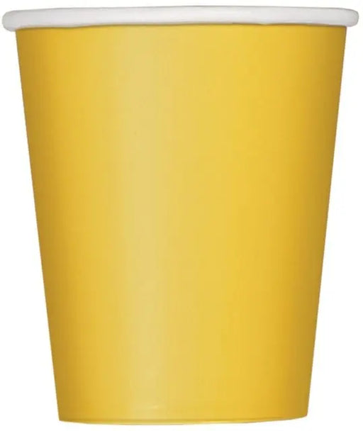 Paper Cups - Yellow The Ultimate Balloon And Party Shop Cheltenham & Gloucester Balloons & Fancy Dress 