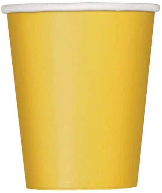 Paper Cups - Yellow The Ultimate Balloon And Party Shop Cheltenham & Gloucester Balloons & Fancy Dress 
