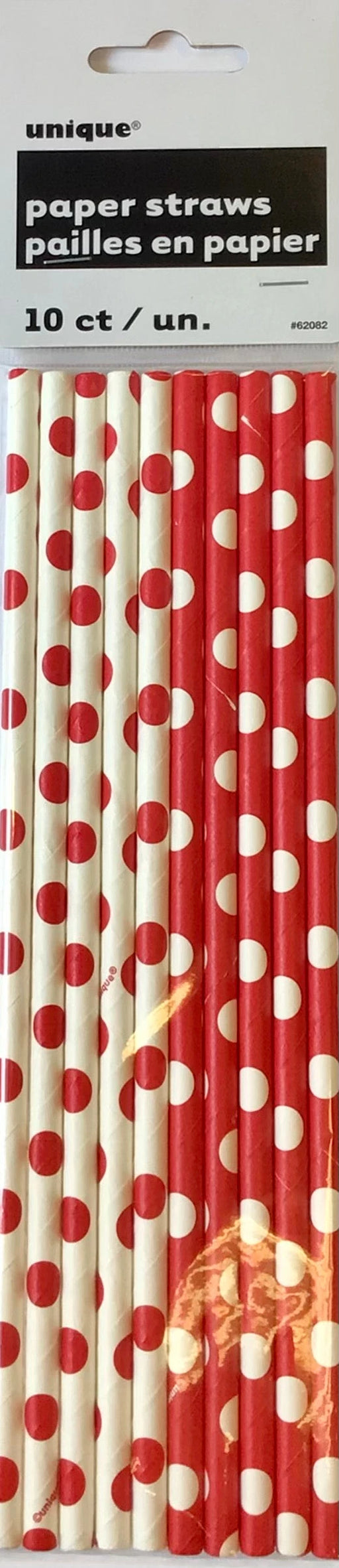 Paper Straws - Red & White. The Ultimate Balloon And Party Shop Cheltenham & Gloucester Balloons & Fancy Dress 