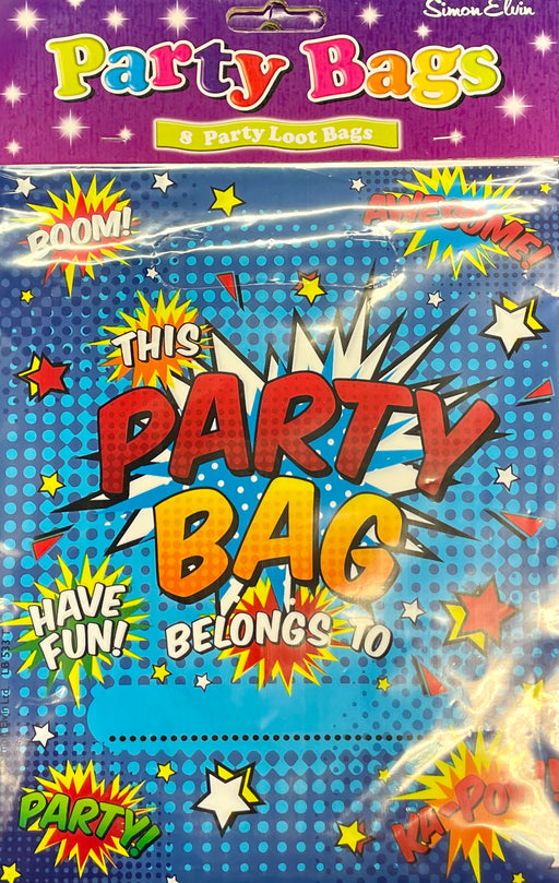 Party Loot Bags - Ka-Pow The Ultimate Balloon And Party Shop Cheltenham & Gloucester Balloons & Fancy Dress 