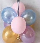 Deluxe Pastel bubble and orbz birthday display - The Ultimate Balloon & Party Shop