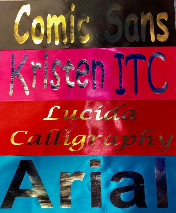 Personalised Ribbon Sash The Ultimate Balloon And Party Shop Cheltenham & Gloucester Balloons & Fancy Dress 
