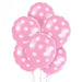Pink Spotty Balloons 6 Pack The Ultimate Balloon And Party Shop Cheltenham & Gloucester Balloons & Fancy Dress 