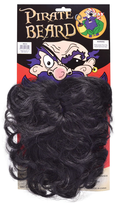 Pirate Beard (Black) The Ultimate Balloon And Party Shop Cheltenham & Gloucester Balloons & Fancy Dress 