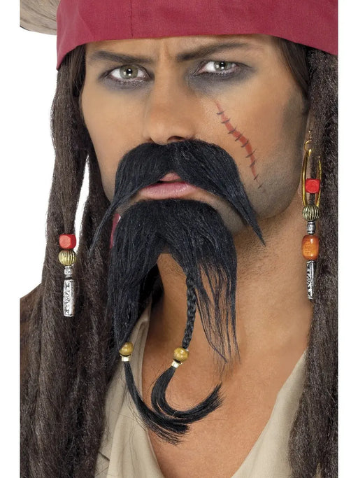 Pirate Facial Hair Set The Ultimate Balloon And Party Shop Cheltenham & Gloucester Balloons & Fancy Dress 