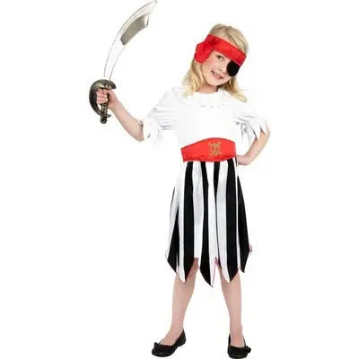 Pirate Girl Children's Costume The Ultimate Balloon And Party Shop Cheltenham & Gloucester Balloons & Fancy Dress 