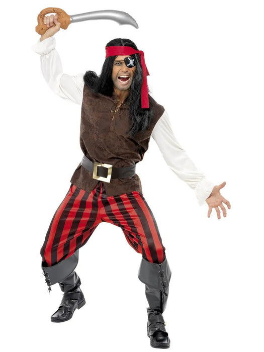 Pirate Shipmate Male Costume The Ultimate Balloon And Party Shop Cheltenham & Gloucester Balloons & Fancy Dress 