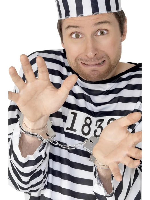 Plastic Silver Handcuffs The Ultimate Balloon And Party Shop Cheltenham & Gloucester Balloons & Fancy Dress 