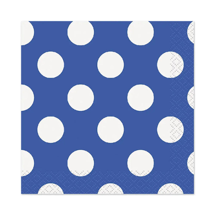 Polka Dot Blue Napkins The Ultimate Balloon And Party Shop Cheltenham & Gloucester Balloons & Fancy Dress 