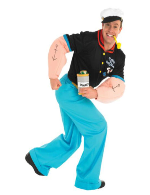 Popeye The Sailor Man Hire Costume The Ultimate Balloon And Party Shop Cheltenham & Gloucester Balloons & Fancy Dress 