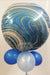 Qualatex Foil Orbz Balloon  - Blue/Gold The Ultimate Balloon And Party Shop Cheltenham & Gloucester Balloons & Fancy Dress 