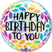 Qualatex Happy Birthday To You Bubble Balloon -  Petals The Ultimate Balloon And Party Shop Cheltenham & Gloucester Balloons & Fancy Dress 