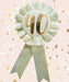 Rose Gold Rosette - Age 40 - The Ultimate Balloon & Party Shop