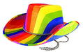 Rainbow Cowboy Hat The Ultimate Balloon And Party Shop Cheltenham & Gloucester Balloons & Fancy Dress 