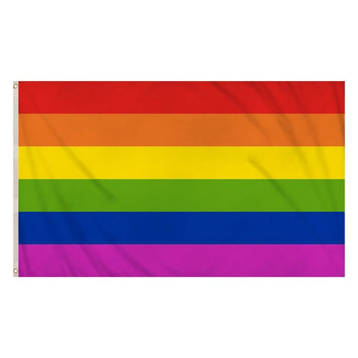 Rainbow Large Flag (5x3ft) The Ultimate Balloon And Party Shop Cheltenham & Gloucester Balloons & Fancy Dress 