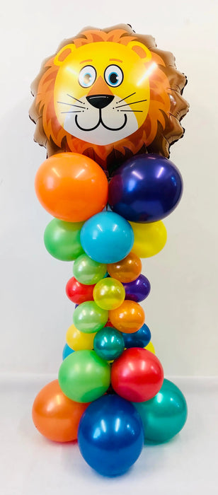 Rainbow Lion Mini Pillar The Ultimate Balloon And Party Shop Cheltenham & Gloucester Balloons & Fancy Dress 