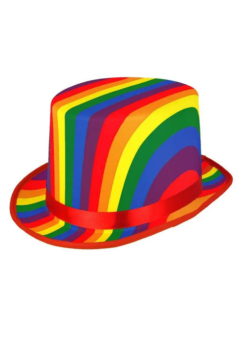 Rainbow Top Hat The Ultimate Balloon And Party Shop Cheltenham & Gloucester Balloons & Fancy Dress 