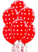 Red Spotty Balloons 6 Pack The Ultimate Balloon And Party Shop Cheltenham & Gloucester Balloons & Fancy Dress 