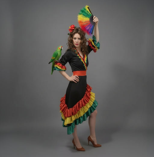 Rio/Carnival Lady Hire Costume The Ultimate Balloon And Party Shop Cheltenham & Gloucester Balloons & Fancy Dress 