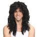 Rockstar Black Wig The Ultimate Balloon And Party Shop Cheltenham & Gloucester Balloons & Fancy Dress 