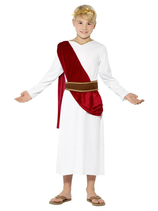 Roman Toga Child's Costume The Ultimate Balloon And Party Shop Cheltenham & Gloucester Balloons & Fancy Dress 