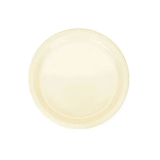 Round Paper Plates - Ivory The Ultimate Balloon And Party Shop Cheltenham & Gloucester Balloons & Fancy Dress 