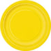 Round Paper Plates - Yellow The Ultimate Balloon And Party Shop Cheltenham & Gloucester Balloons & Fancy Dress 