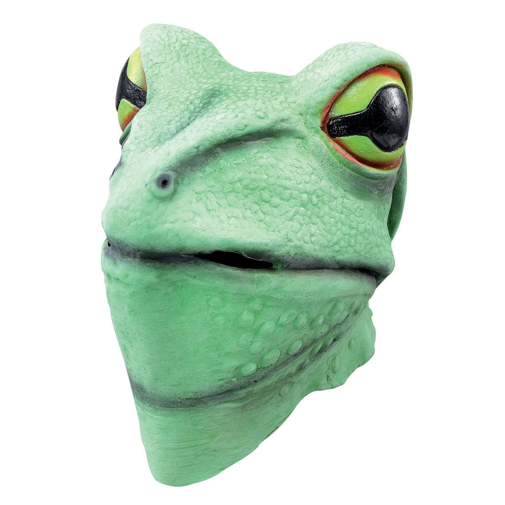 Rubber Overhead Animal Mask - Frog — The Ultimate Balloon And Party Shop