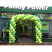 Spiral Arch Balloon Display - 1 Colour - The Ultimate Balloon & Party Shop