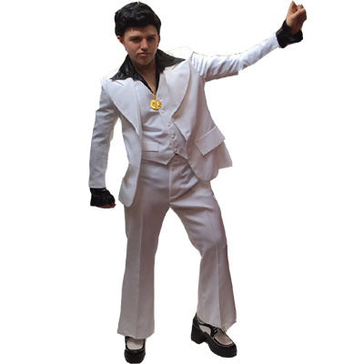 Saturday Night Fever Suit Hire Costume - The Ultimate Balloon & Party Shop