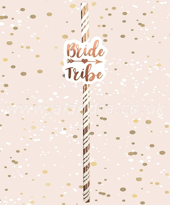 Bride Tribe Paper Straws - The Ultimate Balloon & Party Shop