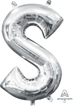 Letter S Foil Balloon - The Ultimate Balloon & Party Shop