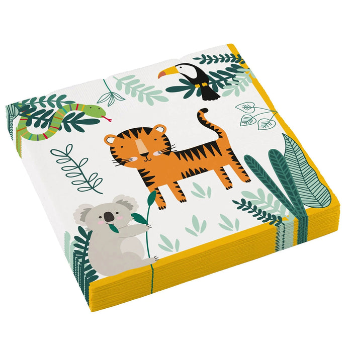 Safari Theme Paper Napkins The Ultimate Balloon And Party Shop Cheltenham & Gloucester Balloons & Fancy Dress 