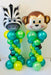 Safari Themed Mini Pillars The Ultimate Balloon And Party Shop Cheltenham & Gloucester Balloons & Fancy Dress 