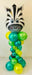 Safari Themed Mini Pillars The Ultimate Balloon And Party Shop Cheltenham & Gloucester Balloons & Fancy Dress 