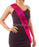 Birthday Sash - Age 60 - Hot Pink - The Ultimate Balloon & Party Shop