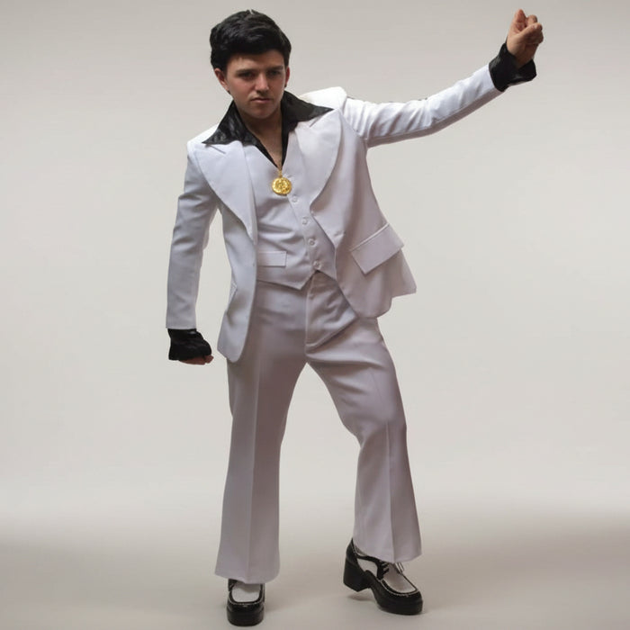 Saturday Night Disco Suit Hire Costume The Ultimate Balloon And Party Shop Cheltenham & Gloucester Balloons & Fancy Dress 