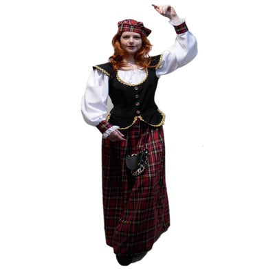 Scottish Lady Hire Costume - The Ultimate Balloon & Party Shop