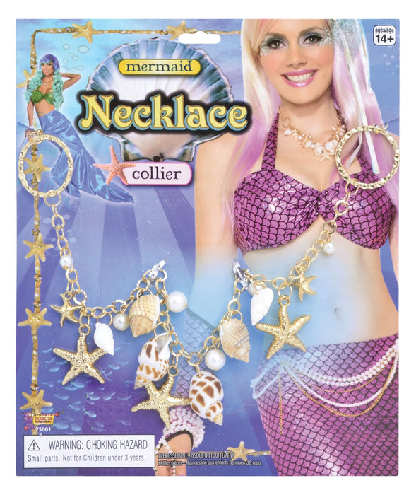 Shell Mermaid Necklace The Ultimate Balloon And Party Shop Cheltenham & Gloucester Balloons & Fancy Dress 