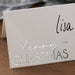 Silver Merry Christmas Place Cards The Ultimate Balloon And Party Shop Cheltenham & Gloucester Balloons & Fancy Dress 
